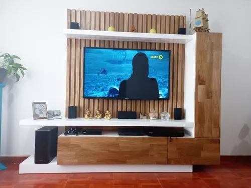 TIENDA MUPA - Mueble soporte TV a muro, para esconder cables y