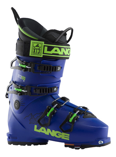 Lange Botas Ski Xt3 100 Mv Gw Mt Blue-green