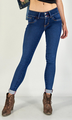 Jeans Casual Lee Mujer Skinny Booty Up R40