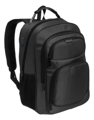 Mochila porta notebook Travel Blue 5658.1 color negro dise o liso 30L