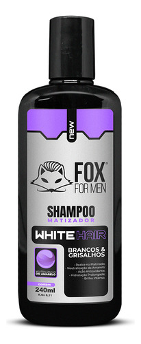 Shampoo Matizador 240ml - 12 Unidades - Fox For Men