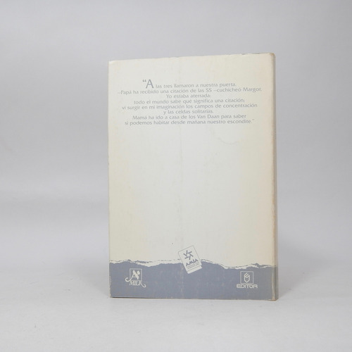 Diario Ana Frank Editor Proyectos Editoriales 1988 Ee5