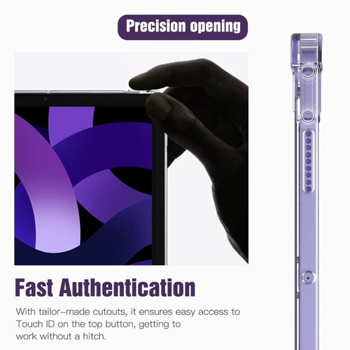 Imagen 5 de 6 de Funda Tpu Antishock Reforzada Para iPad Air 5 10.9