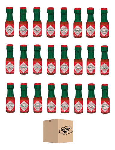 Mini Botellas De Salsa Picante Tabasco, Paquete De 48 Mini B