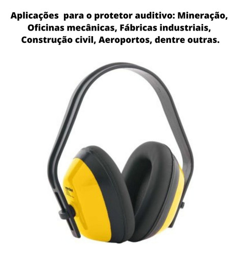 Protetor Arv 100 Auditivo Concha 10 Db