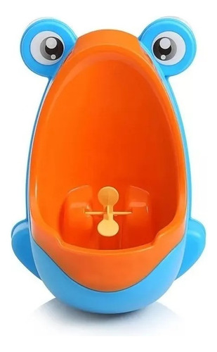 Mingitorio Pelela Infantil Baby Innovation Altura Regulable Color Celeste y Naranja