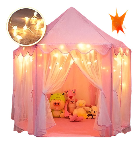 Castrillo De Princesas Luces Led De Estrellas 139x134cm