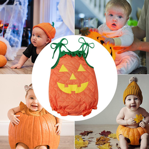 Disfraz De Calabaza Bebé Disfraz De Calabaza De Halloween Li