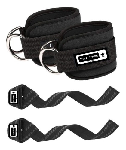 Tobillera Para Polea Gym Ankle Straps X2 The Fit Frog Sports