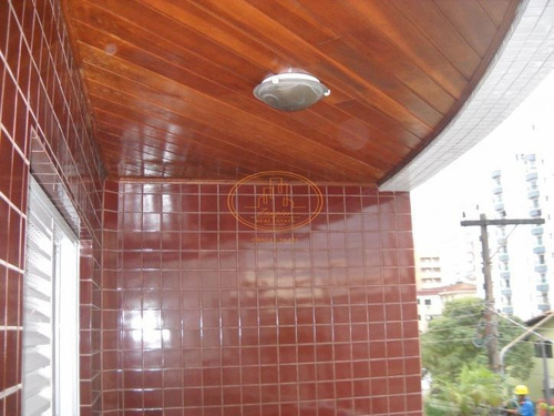 Apartamento Com 2 Dormitório(s) Localizado(a) No Bairro Vila Guilhermina Em Praia Grande / Praia Grande - 6021