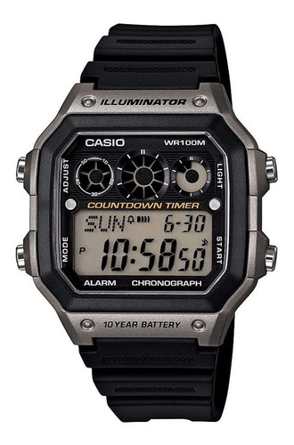 Reloj Hombre Casio Ae-1300wh-8a Gris Digital / Lhua Store