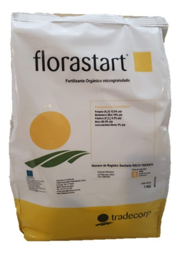 Florastart Floración Y Cuajado Estimulante Foliar Bolsa 1 Kg