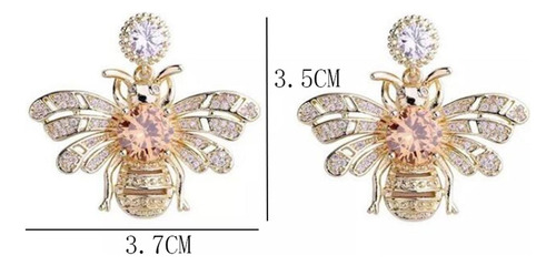 2 Aretes De Mariposas Resplandecientes: Accesorios 2 Piezas