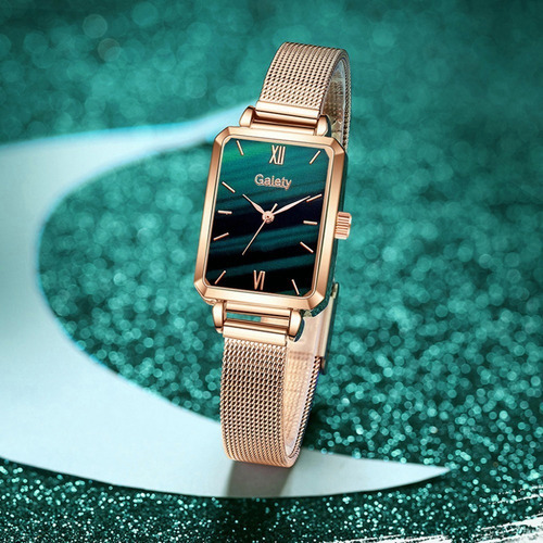 Imagen 9 de 10 de Reloj Para Damas Elegante Mujeres+hermosa De Moda Brazalete