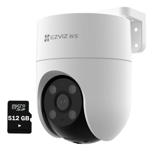 Cámara Seguridad Wifi Ezviz H8c 1080p 360° + Micro Sd 512gb