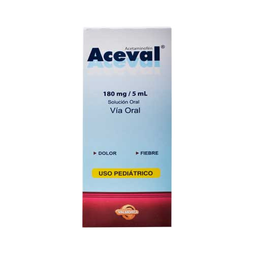 Aceval 180mg/5ml Solucion Oral X 120ml