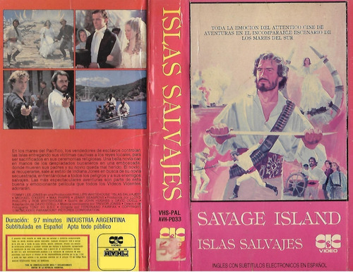 Islas Salvajes Vhs Tommy Lee Jones Michael O'keefe 1983