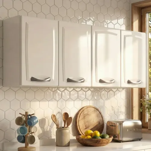 Kit 2 Armário Suspenso Aço Itatiaia 80cm 4p Branco Cozinha Branco