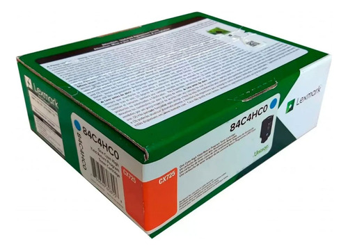 Toner Lexmark 84c4hc0 Cyan Alto Rendimiento - Cx725 Series