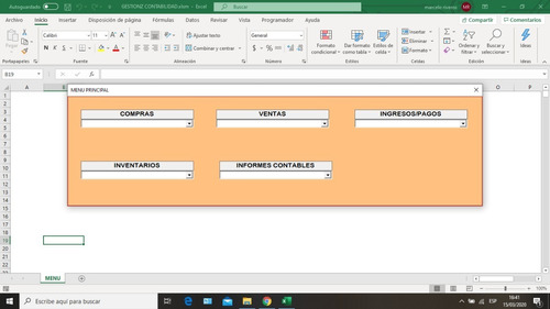 Contabilidad En Programa Excel