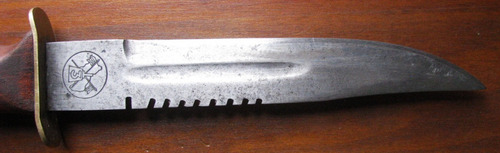 Imagen 5 de 7 de Cuchillo Militar Antiguo Del Arma De Caballeria R.o.u