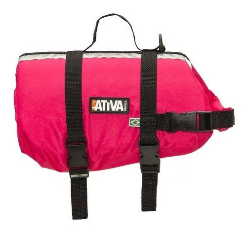 Colete Salva Vidas Para Cachorros Até 9kg A 18kg Pet Ativa Cor Rosa