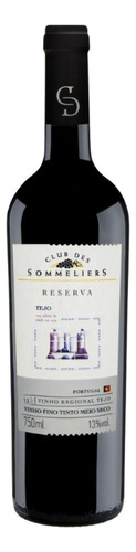 Vinho Português Tinto Club Des Sommeliers Reserva Dao 750ml