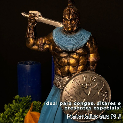 Imagem Ogum (d) 27cm - Orixá Umbanda Candomblé