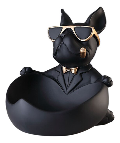 Estupenda Figura De Perro, Caja De Almacenamiento Para Decor