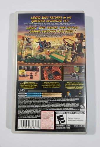 Lego Indiana Jones 2 - The Adventure Continues - Psp (Usado)