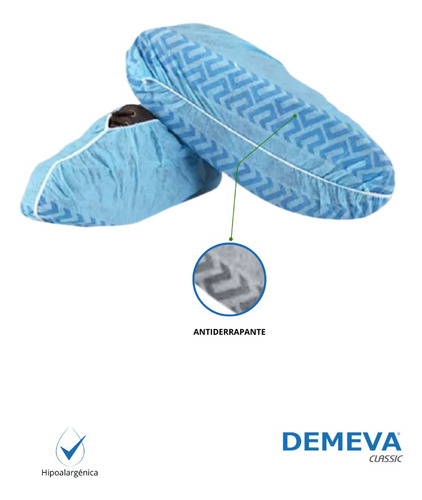 Cubrezapatos Desechable, Antiderrapante Ambiderm 100 Pzas