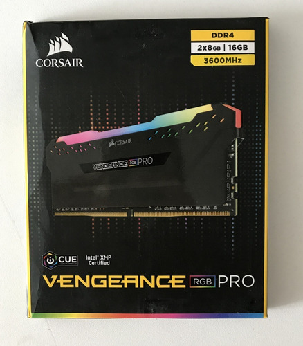 Imagem 5 de 6 de Memória Ram Vengeance Rgb Pro 16gb 2x8gb Corsair 3600mhz