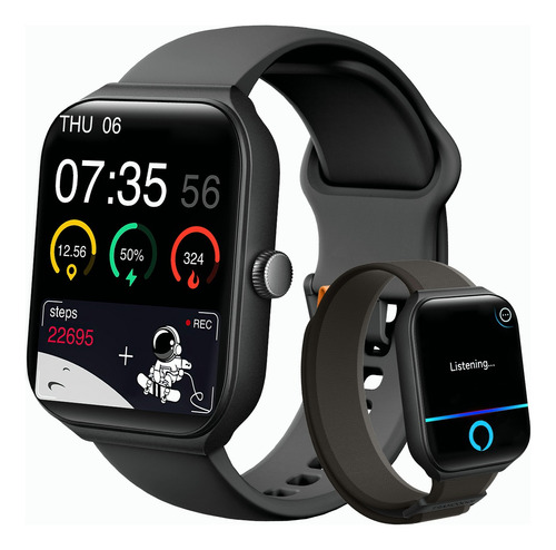 Smartwatch 1.95'' Reloj Inteligente Bluetooth Llamada Alexa