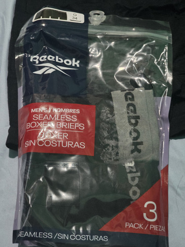 Calzoncillos Boxer Rebook Para Hombre - Comodidad Total 3pza