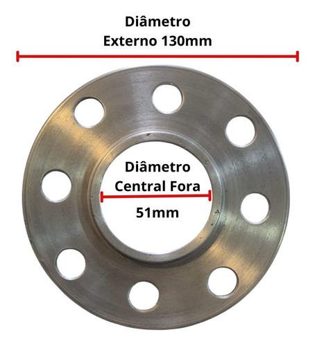 Espaçador Com Anel Centralizador 4x100 / 4x108 (2 Pçs)