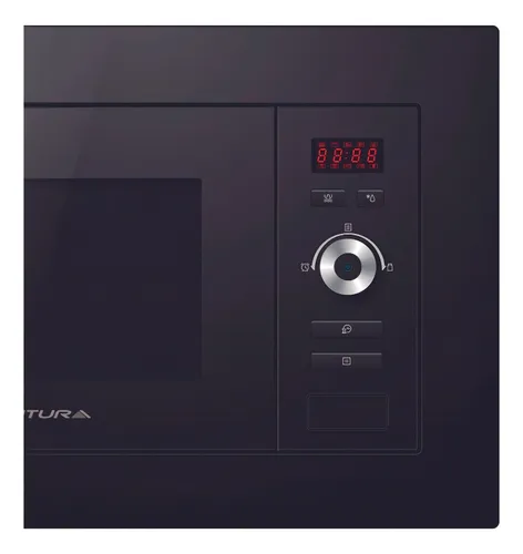 Microondas De Empotrar Futura 20lts Digital 800w Negro Dimm
