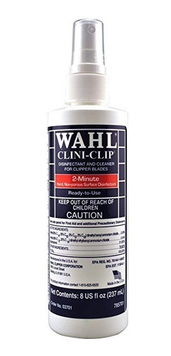 Wahl Profesional Animal Clini Limpiador Clip Blade Y Spray D