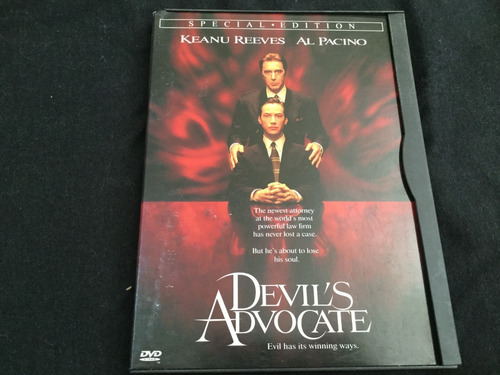 El Abogado Del Diablo Keanu Reeves Digipack Importada Dvd