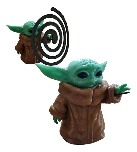 Baby Yoda Porta Espiral Grogu Star Wars 3d Vader