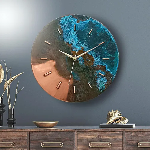 Imperio De Cobre 12 Pulgadas Turquesa Azul Verde Pátina Cobr
