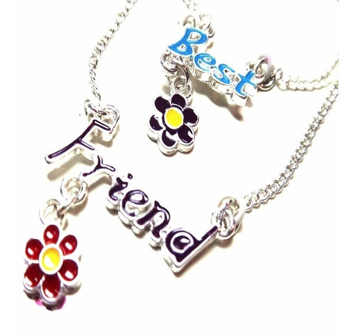 Collar Bff Amigas Best Friends Amistad Union Compañera 2x1