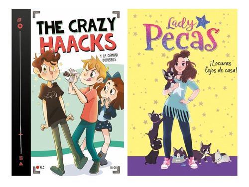 Pack Crazy Haacks 1 + Lady Pecas 1 - Montena - 2 Libros