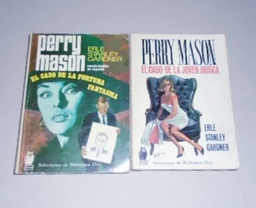 #b Perry Mason - Erle Stanley Gardner  - Lote 2 Novelas