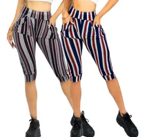 Comprar Paquete 2 Leggins Mujer Capris Bermuda Mallones Mayon Mallas