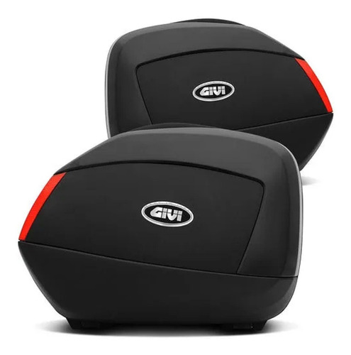 Imagem 1 de 2 de Givi Bau Lateral Monokey Preto Plx V35n