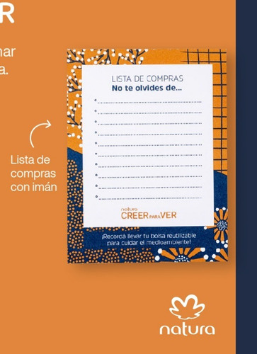 Lista De Compras Creer Para Ver Natura Recoleta