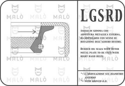 Reten Hsbr-nbr Eje Mando Lada 2104-5-6-7