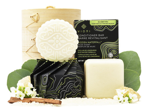 Conjunto De Barras De Shampoo E Condicionador Viori Hidden W