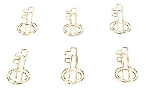 Clips De Papel Para Llaves, 40 Piezas, Clip De Forma Única,