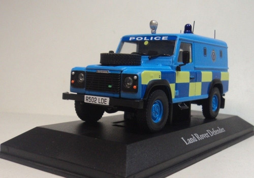 Atlas Land Rover Defender Policia Britanica  Escala 1/43